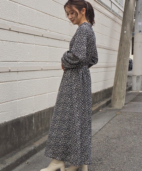 tiptop(ティップトップ)の「チャイナシャツワンピース(ワンピース・レディース・ブラック/グレイッシュベージュ/ブルー/A/B・FREE)」の21枚目の写真