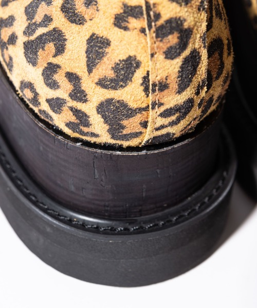 glamb（グラム）の「Shark sole 3 hole shoes / シャークソールスリーホールシューズ（ローファー・メンズ・ブラック/レオパード・3/S/1/2/M/L/4）」の12枚目の写真