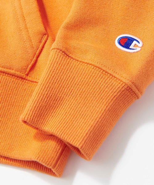 Champion チャンピオン パーカー ブルー/オレンジ ロゴ入り 楽天市場】チャンピオン パーカー メンズ usa Champion スウェット