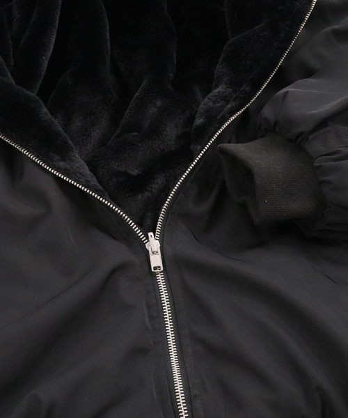 tiptop（ティップトップ）の「ファーリバーシブルフード付きボンバー