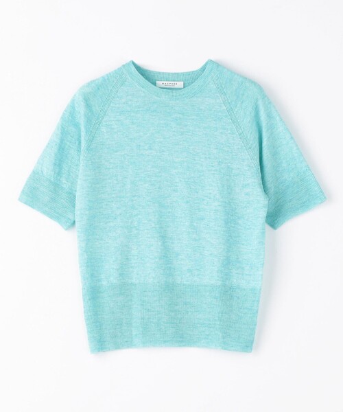 TOMORROWLAND （トゥモローランド）の「プレーンリネン クルーネックプルオーバー（ニット/セーター・レディース・ダークブラウン/チャコールグレー/オレンジ/ライトグリーン/シルバー系その他/ライトベージュ/イエロー/ライトピンク/ブルー・S）」の18枚目の写真