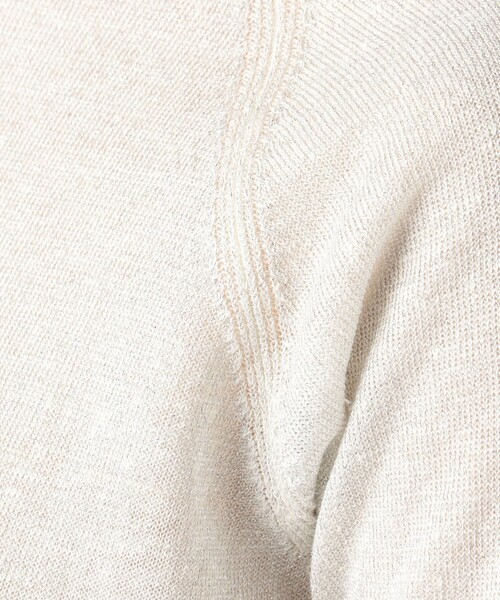 TOMORROWLAND （トゥモローランド）の「プレーンリネン クルーネックプルオーバー（ニット/セーター・レディース・ダークブラウン/チャコールグレー/オレンジ/ライトグリーン/シルバー系その他/ライトベージュ/イエロー/ライトピンク/ブルー・S）」の10枚目の写真