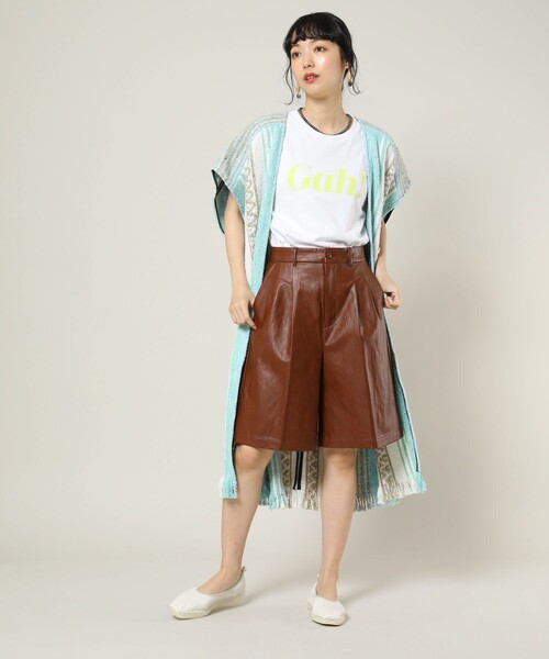 FREAK'S STORE（フリークスストア）の「フェイクレザーショート