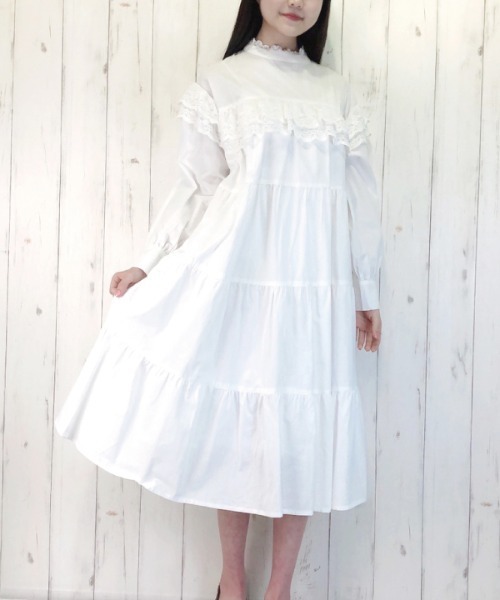 Paravion パラビオン のファッション セール ワンピース ドレス ギャザーレースワンピース ワンピース Packrite Com