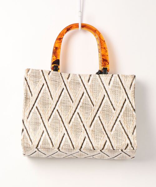 MIIA（ミーア）の「カラフルバッグ（ハンドバッグ・レディース・ピンク/ブラック/ブルー・FREE）」の4枚目の写真