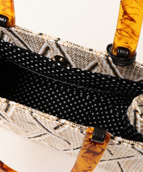 MIIA（ミーア）の「カラフルバッグ（ハンドバッグ・レディース・ピンク/ブラック/ブルー・FREE）」の8枚目の写真