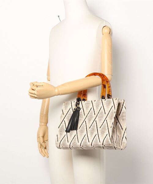 MIIA（ミーア）の「カラフルバッグ（ハンドバッグ・レディース・ピンク/ブラック/ブルー・FREE）」の9枚目の写真