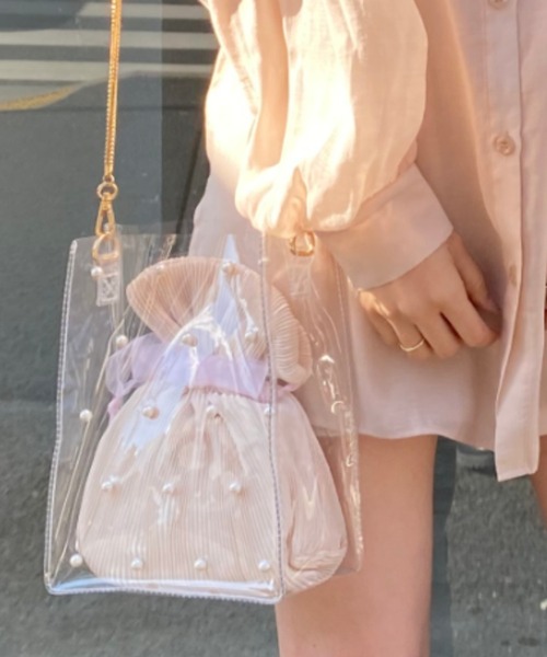 one after another NICE CLAUP(ワンアフターアナザーナイスクラップ)の「巾着ポーチセットPVCBAG(ショルダーバッグ・レディース・その他1/その他2・ONE SIZE)」の16枚目の写真