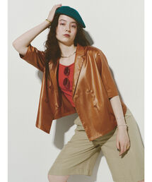 Ray BEAMS | Ray BEAMS / チンツ テーラー カラー シャツ(シャツ/ブラウス)