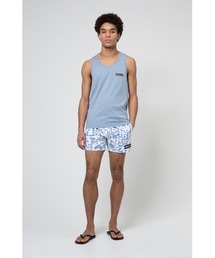 HUGO（ヒューゴ）の「タイヤプリント＆ベアモチーフ スイムショーツ（水着・メンズ）」