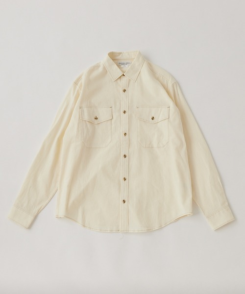 CIAOPANIC TYPY（チャオパニックティピー）の「OSOROリネン混サファリシャツ（シャツ/ブラウス・メンズ・チャコールグレー/スカイブルー/ベージュ/ブラウン/アイボリー/グリーン系その他/バイオレット・S/M/L/XL）」の21枚目の写真