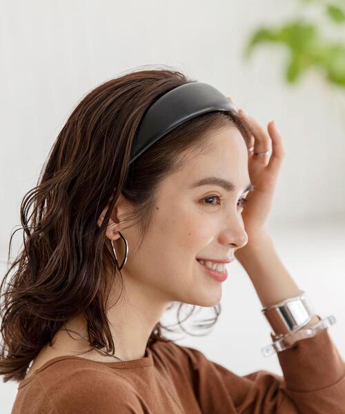 coen（コーエン）の「ボリュームカチューシャ（カチューシャ・レディース・ブラック/ブラウン・FREE）」の10枚目の写真