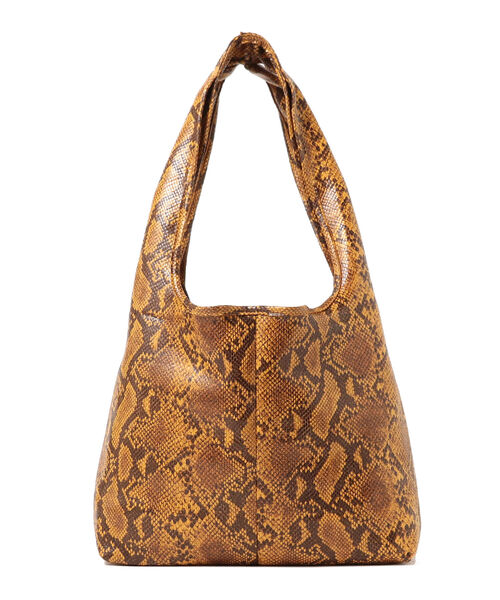 Ray BEAMS（レイビームス）の「Casselini / ストレッチ プリント トートバッグ（トートバッグ・レディース・オレンジ/グリーン・ONE SIZE）」の9枚目の写真