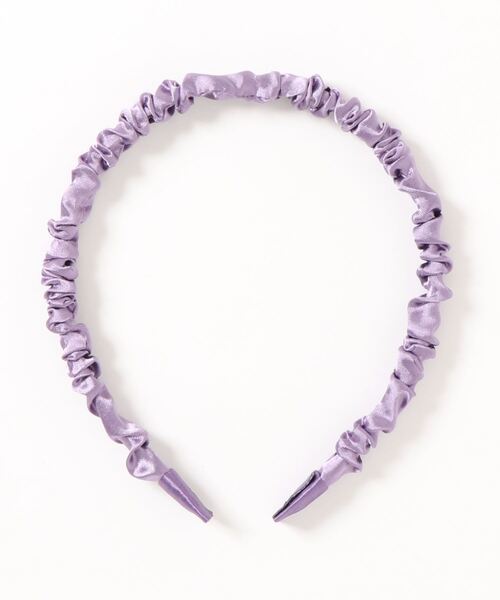 jumelle（ジュメロ）の「クシュカチューシャ（カチューシャ・レディース・パープル/ピンク/アイボリー・FREE）」の2枚目の写真