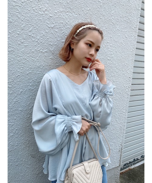 jumelle（ジュメロ）の「クシュカチューシャ（カチューシャ・レディース・パープル/ピンク/アイボリー・FREE）」の7枚目の写真