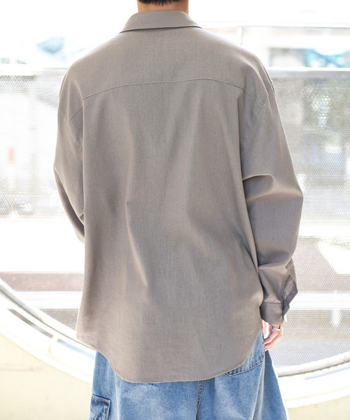 PairPair（ペアペア）の「丸襟コットンリネンシャツ(ユニセックス/リンクアイテム)（シャツ/ブラウス・レディース・アイボリー/モカ・MEDIUM/LARGE）」の5枚目の写真