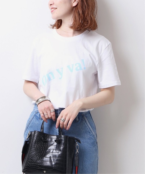 Spick & Span(スピックアンドスパン)の「【Les Petits Basics】Tシャツ (On y va )◆(Tシャツ/カットソー・レディース・ホワイト・S)」の5枚目の写真