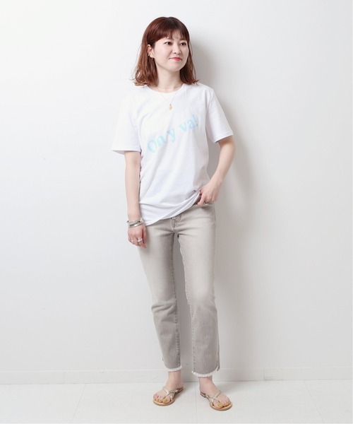 Spick & Span(スピックアンドスパン)の「【Les Petits Basics】Tシャツ (On y va )◆(Tシャツ/カットソー・レディース・ホワイト・S)」の15枚目の写真