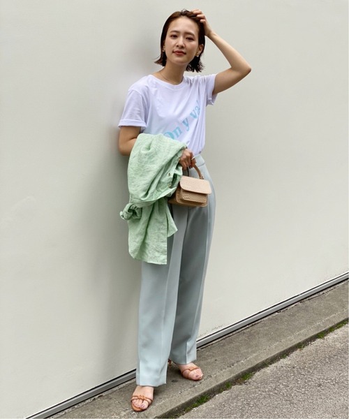 Spick & Span(スピックアンドスパン)の「【Les Petits Basics】Tシャツ (On y va )◆(Tシャツ/カットソー・レディース・ホワイト・S)」の7枚目の写真