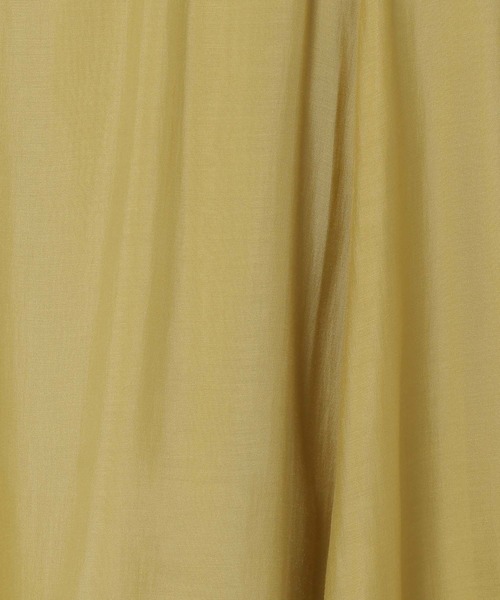 mysty woman(ミスティウーマン)の「シアーフレアスカート 948592(スカート・レディース・チャコールグレー/イエロー/アイボリー・FREE)」の16枚目の写真