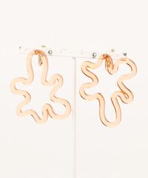 Ein | 【Ein】フラワービッグクリアイヤリング(イヤリング)