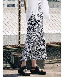 リネンタッチマーメイドスカート