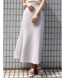 リネンタッチマーメイドスカート
