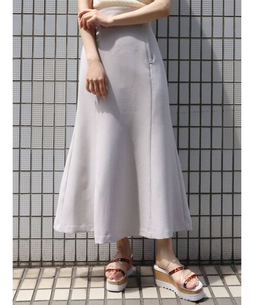 MURUA（ムルーア）の「リネンタッチマーメイドスカート（スカート・レディース・アイボリー/ブラック/その他1・1/2）」の11枚目の写真