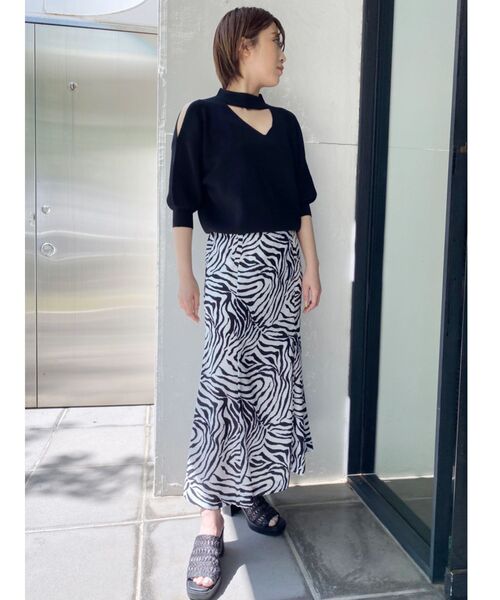 MURUA（ムルーア）の「リネンタッチマーメイドスカート（スカート・レディース・アイボリー/ブラック/その他1・1/2）」の21枚目の写真