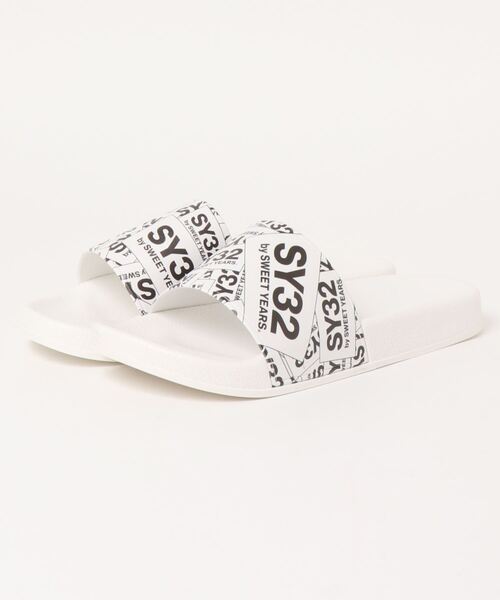 【セール】【SY32 by SWEET YEARS】BOX LOGO SHOWER SANDALS（サンダル）｜IO（イオ）（イオ）