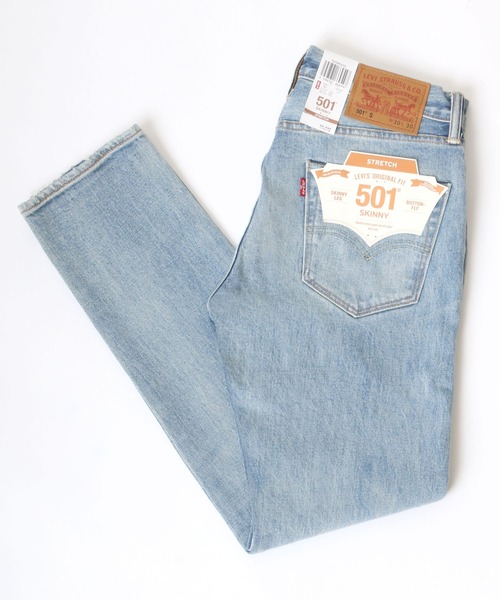 Levi's(リーバイス)の「Levi's/リーバイス 501 SKINNY/スキニーフィット(デニムパンツ・メンズ・ダークインディゴブルー/ライトインディゴブルー・32inch/30inch/28inch/34inch/36inch/38inch/31inch/29inch/33inch)」の4枚目の写真