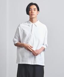 EN ROUTE | ＜EN ROUTE（アンルート）＞ コットン ピケ ドロップ/ショルダー ワイド ポロ(ポロシャツ)