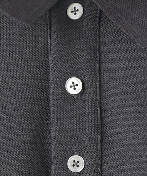EN ROUTE（アンルート）の「＜EN ROUTE（アンルート）＞ コットン ピケ ドロップ/ショルダー ワイド ポロ（ポロシャツ・メンズ・ダークグレー/ブラック/ホワイト・2/1/3）」の17枚目の写真