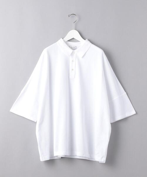 EN ROUTE（アンルート）の「＜EN ROUTE（アンルート）＞ コットン ピケ ドロップ/ショルダー ワイド ポロ（ポロシャツ・メンズ・ダークグレー/ブラック/ホワイト・2/1/3）」の18枚目の写真