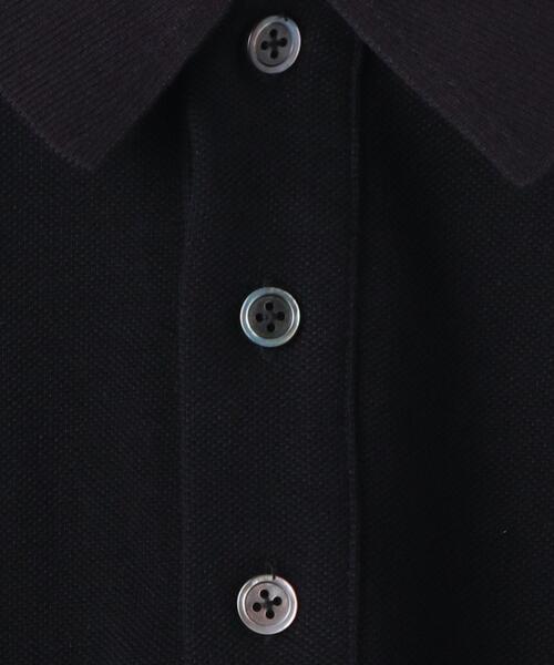 EN ROUTE（アンルート）の「＜EN ROUTE（アンルート）＞ コットン ピケ ドロップ/ショルダー ワイド ポロ（ポロシャツ・メンズ・ダークグレー/ブラック/ホワイト・2/1/3）」の14枚目の写真