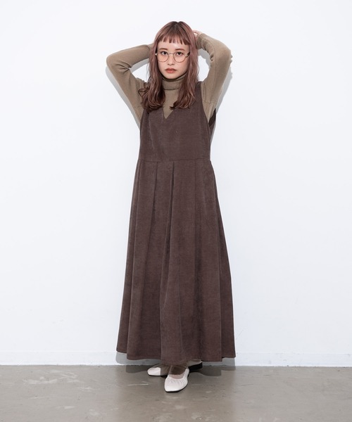 MERLOT(メルロー)の「サロペットスカート(ジャンパースカート・レディース・ブラック・FREE)」の8枚目の写真