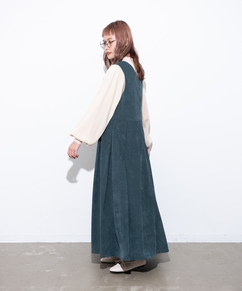 MERLOT(メルロー)の「サロペットスカート(ジャンパースカート・レディース・ブラック・FREE)」の12枚目の写真