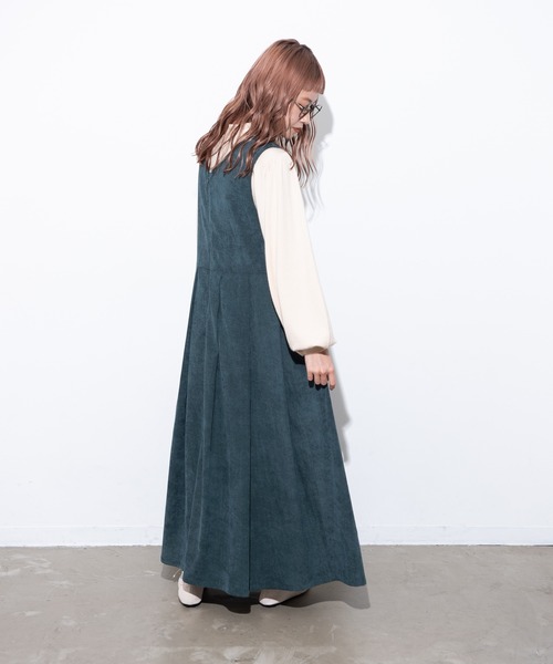 MERLOT(メルロー)の「サロペットスカート(ジャンパースカート・レディース・ブラック・FREE)」の14枚目の写真