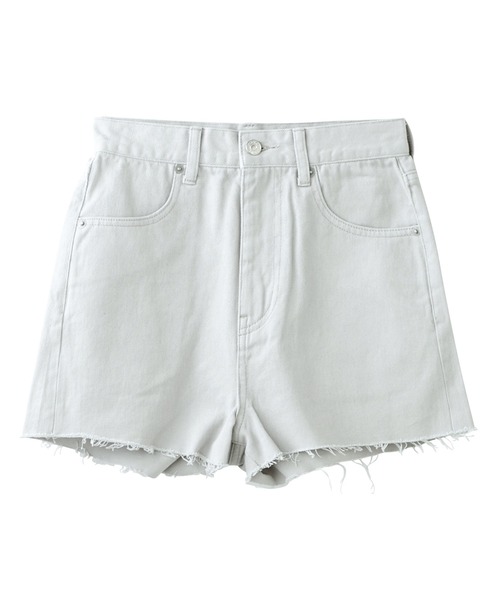 X-girl(エックスガール)の「BASIC HIGH-WAISTED SHORT PANTS(その他パンツ・レディース・ブラック/ライトインディゴブルー/ライトグレー・XS/S/M)」の22枚目の写真