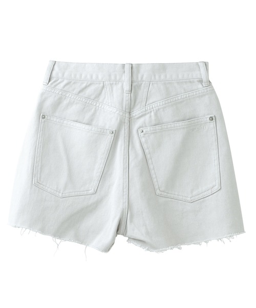 X-girl(エックスガール)の「BASIC HIGH-WAISTED SHORT PANTS(その他パンツ・レディース・ブラック/ライトインディゴブルー/ライトグレー・XS/S/M)」の16枚目の写真