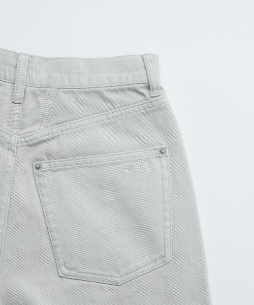 X-girl(エックスガール)の「BASIC HIGH-WAISTED SHORT PANTS(その他パンツ・レディース・ブラック/ライトインディゴブルー/ライトグレー・XS/S/M)」の11枚目の写真