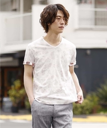 MK MICHEL KLEIN HOMME （エムケーミッシェルクランオム）の「シャドーボタニカルカットソー（Tシャツ/カットソー・メンズ）」