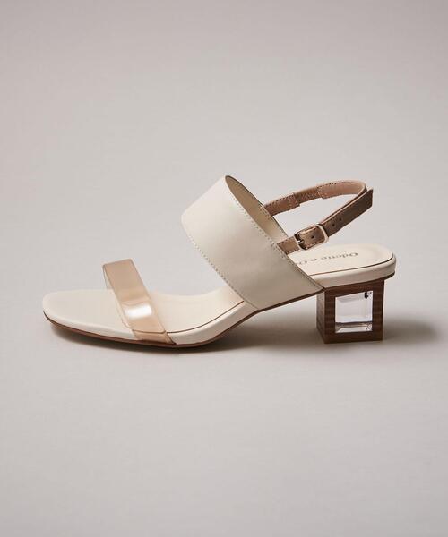 ODETTE E ODILE（オデットエオディール）の「OFC PVCコンビ サンダル45（サンダル・レディース・ライトブルー/ブラック/ライトグレー/オフホワイト・37/36/35）」の6枚目の写真