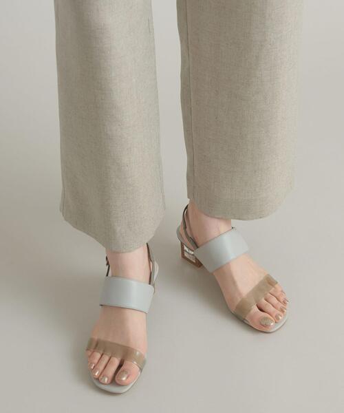 ODETTE E ODILE（オデットエオディール）の「OFC PVCコンビ サンダル45（サンダル・レディース・ライトブルー/ブラック/ライトグレー/オフホワイト・37/36/35）」の14枚目の写真