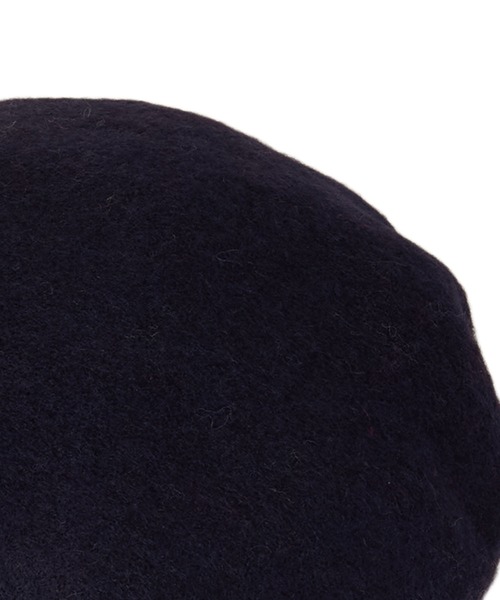 NO ID.（ノーアイディ）の「ホールリブウールベレー（ハンチング/ベレー帽・メンズ・ブラック/グレー/ベージュ/ワイン・ONE SIZE）」の10枚目の写真