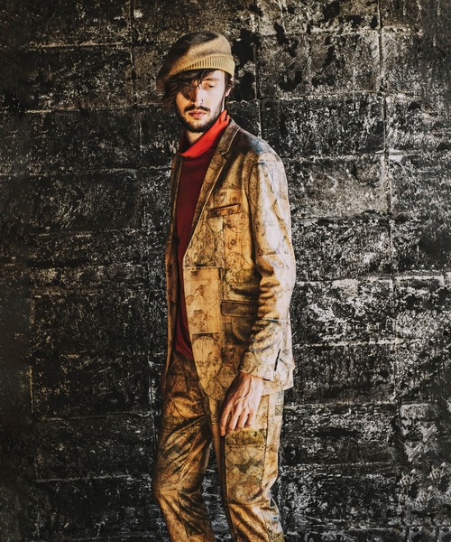 NO ID.（ノーアイディ）の「ホールリブウールベレー（ハンチング/ベレー帽・メンズ・ブラック/グレー/ベージュ/ワイン・ONE SIZE）」の19枚目の写真