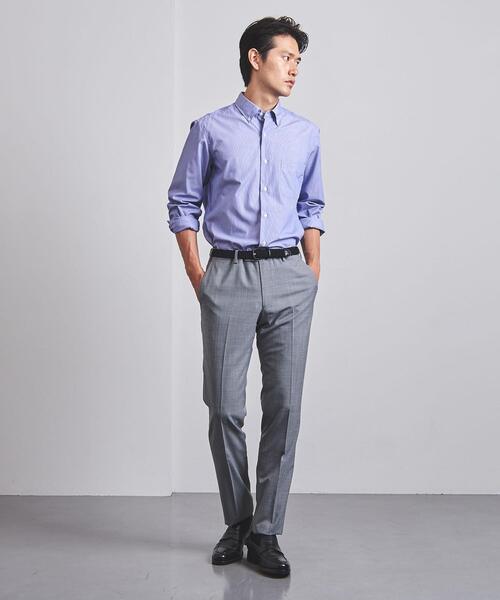 UNITED ARROWS（ユナイテッドアローズ）の「＜UNITED ARROWS ＞ ピンストライプ ショートボタンダウン（シャツ/ブラウス・メンズ・コバルトブルー・SMALL/MEDIUM/LARGE/X-LARGE）」の4枚目の写真