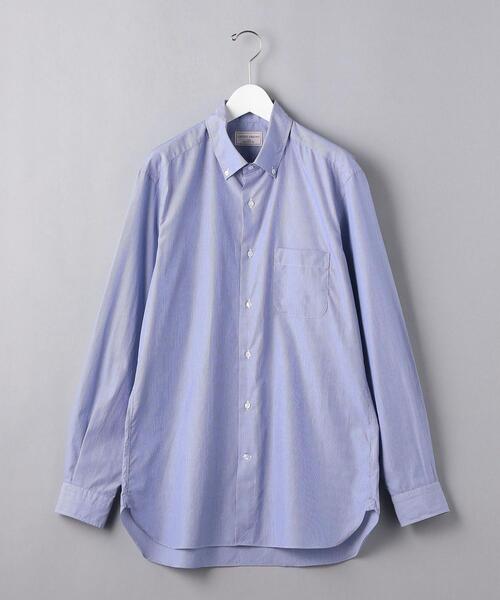 UNITED ARROWS（ユナイテッドアローズ）の「＜UNITED ARROWS ＞ ピンストライプ ショートボタンダウン（シャツ/ブラウス・メンズ・コバルトブルー・SMALL/MEDIUM/LARGE/X-LARGE）」の3枚目の写真