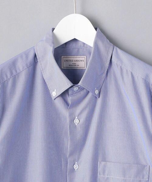 UNITED ARROWS（ユナイテッドアローズ）の「＜UNITED ARROWS ＞ ピンストライプ ショートボタンダウン（シャツ/ブラウス・メンズ・コバルトブルー・SMALL/MEDIUM/LARGE/X-LARGE）」の10枚目の写真