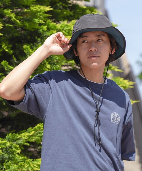 BEAMS HEART（ビームスハート）の「【ユニセックス】撥水 アドベンチャーハット（UVカット）（ハット・メンズ・ベージュ/ブラック系その他4/インディゴブルー/オリーブ・ONE SIZE）」の17枚目の写真